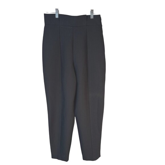 NWT ZARA Medium Black Trousers Polyester & Viscose - Picture 1 of 15